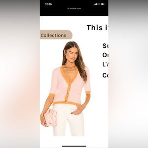 L’agence Sweater cardigan NWOT S